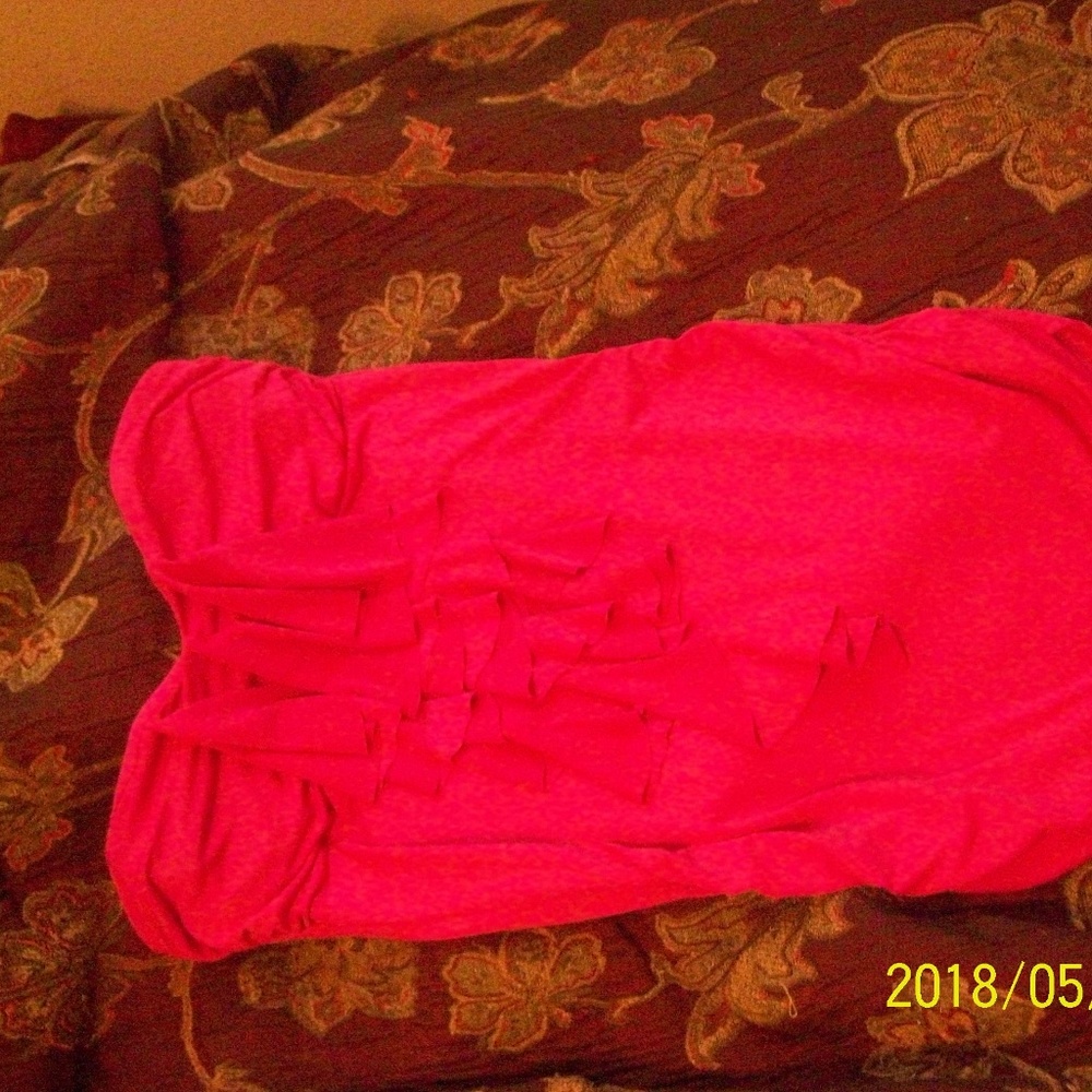 Rue 21 Strapless Hot Pink, Small - Picture 6 of 7